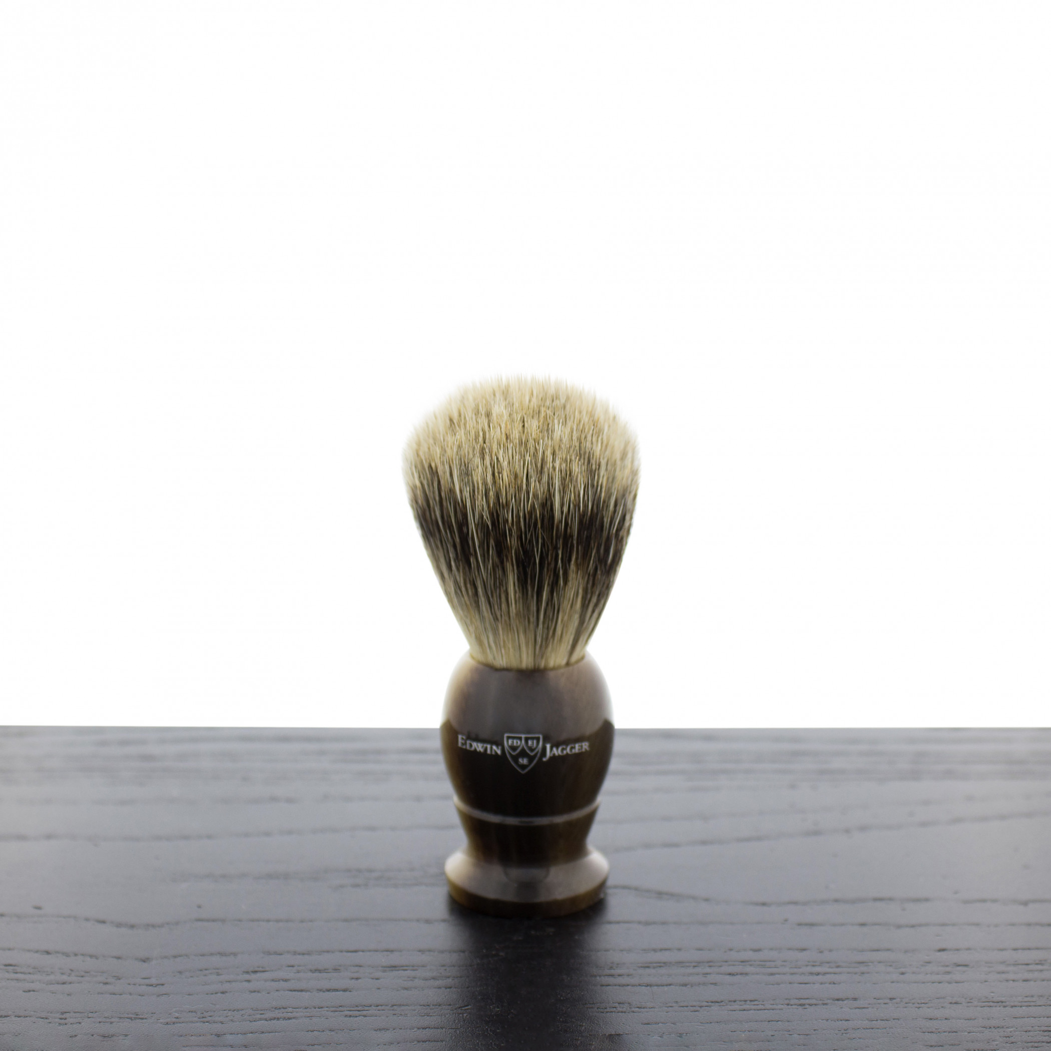 Product image 0 for Edwin Jagger Best Badger Shaving Brush, Medium, Imitation Light Horn
